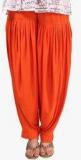 Sohniye Orange Solid Patiala Salwar Women