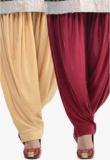 Sohniye Pack Of 2 Multicoloured Solid Salwar women