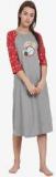 Soie Grey Printed Sleepdress women