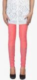 Soie Pink Solid Leggings women