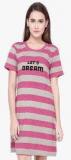 Soie Pink Striped Sleepdress Women