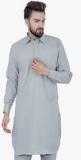 Sojanya Light Grey Solid Kurta Pyjama men