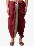 Sojanya Maroon Solid Dhoti men