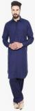 Sojanya Navy Blue Kurta Pyjama Men