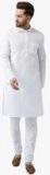 Sojanya White Solid Kurta Men