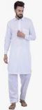 Sojanya White Solid Kurta Pyjama men