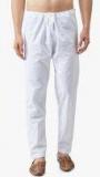 Sojanya White Solid Pyjamas Men