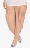 Soundarya Beige Solid Heram Pant Women