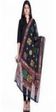 Soundarya Black Embellished Dupatta Women