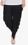 Soundarya Black Solid Heram Pant Women