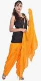 Soundarya Yellow Solid Bottom & Dupatta Set women