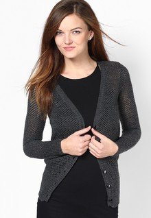 Species Charcoal Solid Sweater women