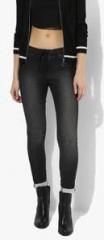 Splash Black Washed Jeggings women