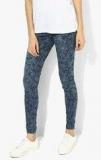 Splash Blue Printed Jeggings women