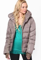 Sportelle Usa*india Khaki Solid Winter Jacket Women