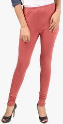 Sportelle Usa*india Pink Solid Legging Women