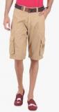 Sports 52 Wear Beige Solid Shorts Men