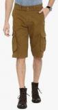 Sports 52 Wear Khaki Solid Shorts men