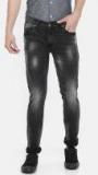 Spykar Black Skinny Fit Low Rise Clean Look Stretchable Jeans Men