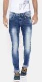 Spykar Blue Skinny Fit Fit Low Rise Clean Look Stretchable Jeans Men