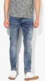 Spykar Blue Skinny Fit Low Rise Clean Look Jeans Men