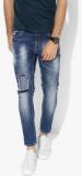 Spykar Blue Washed Low Rise Slim Fit Jeans Men