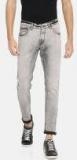 Spykar Grey Skinny Fit Low Rise Clean Look Stretchable Jeans Men