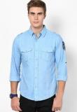 Spykar Light Blue Casual Shirt Men