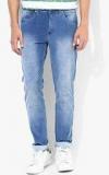 Spykar Light Blue Low Rise Narrow Fit Jeans men