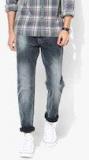 Spykar Men Grey Tapered Fit Low Rise Clean Look Stretchable Jeans Men