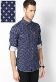 Spykar Navy Blue Casual Shirt Men