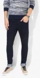 Spykar Navy Blue Low Rise Skinny Fit Jeans Men