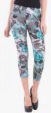 Ss Green Printed Capri women