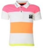 Status Quo Cubs Off White Polo Shirt Boys