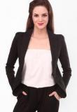 Street 9 Black Classic Fit Blazer Women