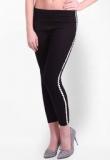 Street 9 Black Solid Legging Women