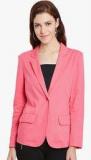 Street 9 Pink Solid Casual Jacket women