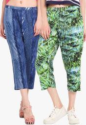 Studio West Multicoloured Printed Capris Women