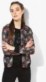 Style Quotient Black Printed Summer Jacket Women