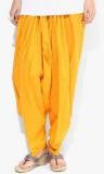 Stylenmart Mustard Yellow Solid Patiala Salwar Women