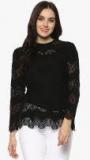 Stylestone Black Self Pattern Blouse Women