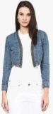 Stylestone Blue Embellished Shrug Women