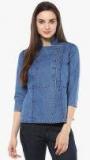 Stylestone Blue Washed Blouse Women