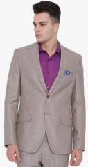 Suitltd Beige Solid Blazer men