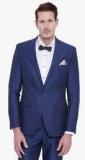 Suitltd Blue Solid Blazer Men