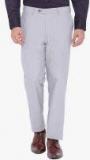 Suitltd Light Grey Solid Formal Trouser men