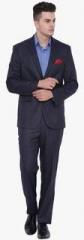 Suitltd Navy Blue Striped Suit men