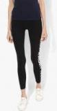 Superdry Black Printed Leggings Women