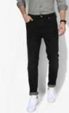 Superdry Black Solid Mid Rise Skinny Fit Jeans Men