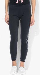 Superdry Blue Printed Legging Women